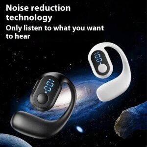 Business Wireless Headset – Ear-Mounted, Smart Display, Comfortable Non-In-Ear